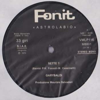 LP Garybaldi: Astrolabio 611695