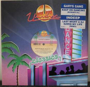 Album Gary's Gang: Keep On Dancin (Remake 91) / Last Night A DJ Saved My Life (Remix 91)