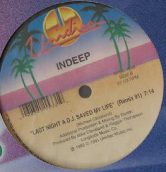 LP Gary's Gang: Keep On Dancin (Remake 91) / Last Night A DJ Saved My Life (Remix 91) 571060