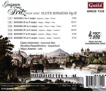 CD Gasparo Fritz: Flute Sonatas II 649368