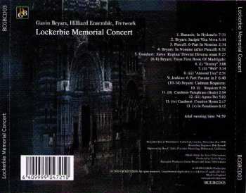 CD The Hilliard Ensemble: Lockerbie Memorial Concert 590025