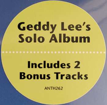 2LP Geddy Lee: My Favourite Headache CLR | LTD 644913