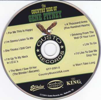 CD Gene Pitney: The Country Side Of Gene Pitney 634793