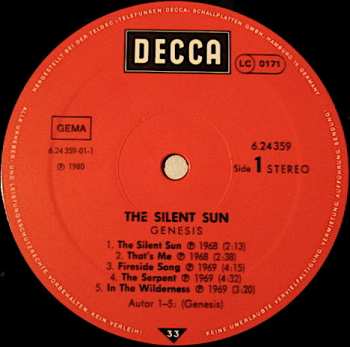 LP Genesis: The Silent Sun 621583