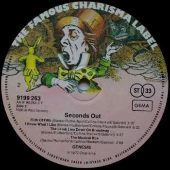 2LP Genesis: Seconds Out 652769