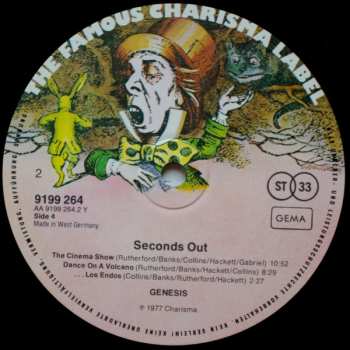 2LP Genesis: Seconds Out 652769