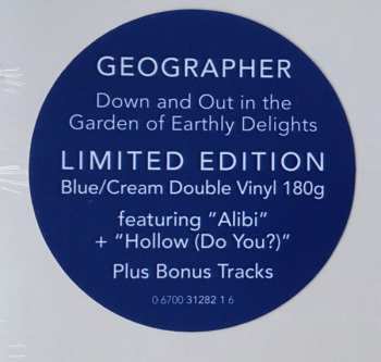 2LP Geographer: Down And Out In The Garden Of Earthly Delights CLR | LTD 564015