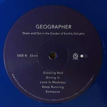 2LP Geographer: Down And Out In The Garden Of Earthly Delights CLR | LTD 564015