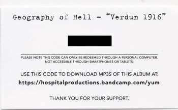 CD Geography Of Hell: Verdun 1916 DLX 145822