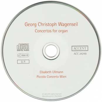 CD Georg Christoph Wagenseil: Concertos For Organ 309492