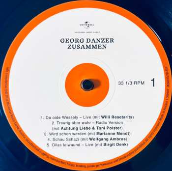 LP Georg Danzer: Zusammen CLR | LTD | NUM 627573