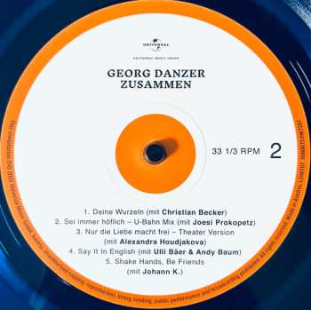 LP Georg Danzer: Zusammen CLR | LTD | NUM 627573