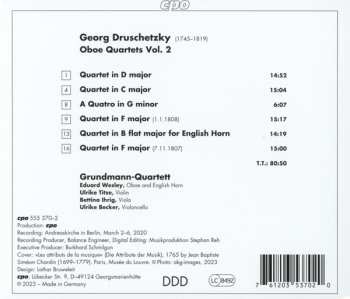 CD Jiří Družecký: Oboe Quartets Vol. 2 650051