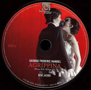 3CD/DVD/Box Set Georg Friedrich Händel: Agrippina 284039