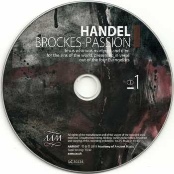 3CD/Box Set Georg Friedrich Händel: Brockes-Passion 181452