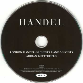 CD Georg Friedrich Händel: Chandos Te Deum | Chandos Anthem No. 8 359234