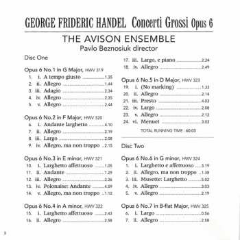 3CD Georg Friedrich Händel: Concerti Grossi Opus 6 301631