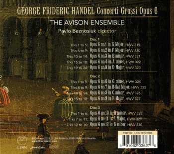 3CD Georg Friedrich Händel: Concerti Grossi Opus 6 301631