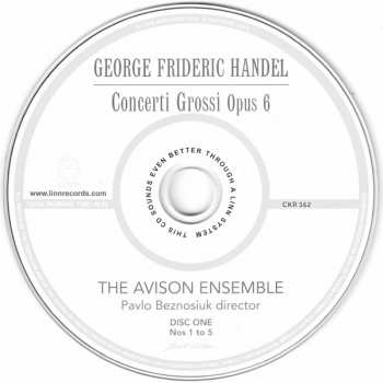 3CD Georg Friedrich Händel: Concerti Grossi Opus 6 301631