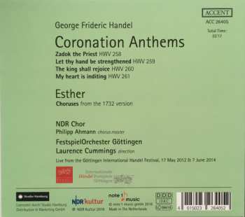 CD Georg Friedrich Händel: Coronation Anthems 196072