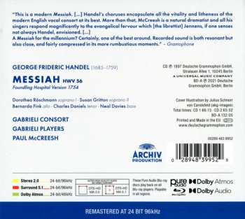 2CD/Blu-ray Georg Friedrich Händel: Messiah DIGI 191521