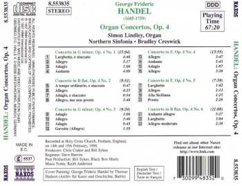 CD Georg Friedrich Händel: Organ Concertos Op. 4 294541