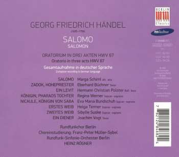 3CD/Box Set Georg Friedrich Händel: Salomo = Solomon 158078