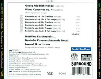 SACD Georg Friedrich Händel: Six Piano Concertos Op. 4 649250