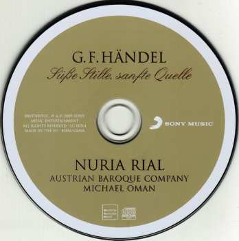 CD Georg Friedrich Händel:  Süße Stille, Sanfte Quelle  188892