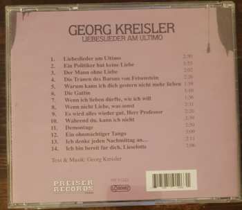 CD Georg Kreisler: Liebeslieder Am Ultimo 555118