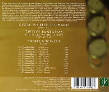 CD Georg Philipp Telemann: Twelve Fantasias For Flute Without Bass TWV 40:2-13 573859