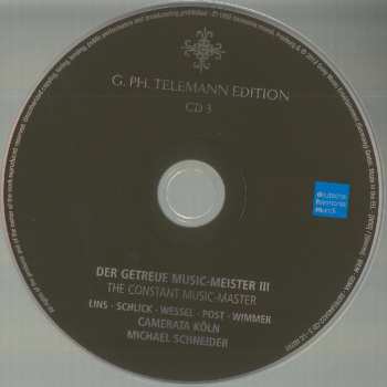 10CD Georg Philipp Telemann: G. Ph. Telemann Edition : Der Getreue Music-Meister, Die Tageszeiten, Orchestral Suites (Overtures), Concertos From Tafelmusik, Bläserkonzerte (Concertos For Woodwind Instruments), 12 Fantasias For Transverse Flute 336770