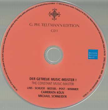 10CD Georg Philipp Telemann: G. Ph. Telemann Edition : Der Getreue Music-Meister, Die Tageszeiten, Orchestral Suites (Overtures), Concertos From Tafelmusik, Bläserkonzerte (Concertos For Woodwind Instruments), 12 Fantasias For Transverse Flute 336770