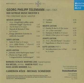 10CD Georg Philipp Telemann: G. Ph. Telemann Edition : Der Getreue Music-Meister, Die Tageszeiten, Orchestral Suites (Overtures), Concertos From Tafelmusik, Bläserkonzerte (Concertos For Woodwind Instruments), 12 Fantasias For Transverse Flute 336770