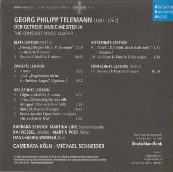 10CD Georg Philipp Telemann: G. Ph. Telemann Edition : Der Getreue Music-Meister, Die Tageszeiten, Orchestral Suites (Overtures), Concertos From Tafelmusik, Bläserkonzerte (Concertos For Woodwind Instruments), 12 Fantasias For Transverse Flute 336770