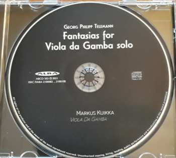 CD Georg Philipp Telemann: Fantasias For Viola Da Gamba 436819