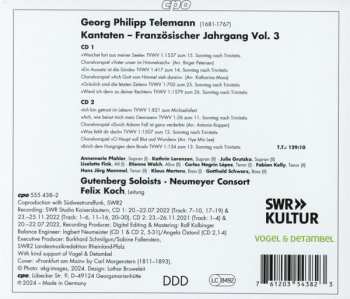 2CD Georg Philipp Telemann: Französischer Jahrgang 1714/1715: Complete Cantatas Vol. 1 573775