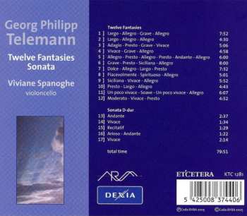 CD Georg Philipp Telemann: Twelve Fantasies / Sonata D-Dur 591375