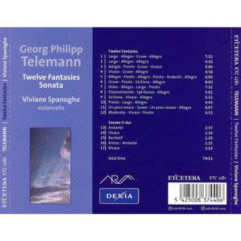 CD Georg Philipp Telemann: Twelve Fantasies / Sonata D-Dur 591375