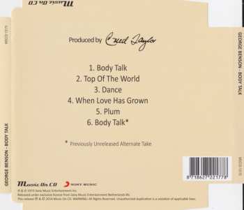 CD George Benson: Body Talk 619960