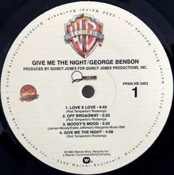 LP George Benson: Give Me The Night LTD 455640