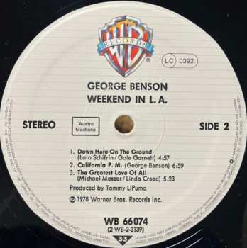 2LP George Benson: Weekend In L.A. 643957