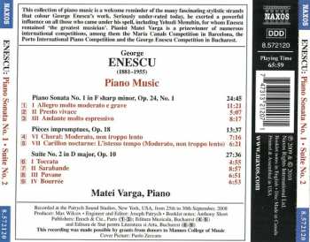 CD George Enescu: Piano Sonata No. 1 · Suite No. 2 · Choral · Carillon Nocturne 292578