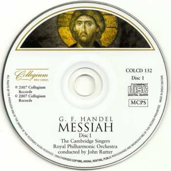 2CD The Royal Philharmonic Orchestra: Messiah 436046