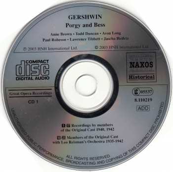 2CD George Gershwin: Porgy And Bess 352220