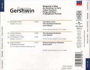 CD George Gershwin: Rhapsody In Blue - An American In Paris - Cuban Overture - Porgy And Bess-A Symphonic Portrait 45123