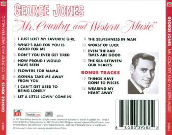 CD George Jones: Mr. Country And Western Music 606003