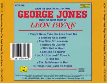 CD George Jones: Sings The Great Songs Of Leon Payne 634425