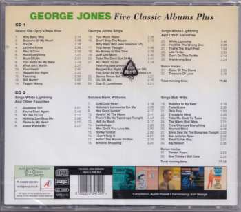 2CD George Jones: Five Classic Albums Plus Four Bonus Tracks 558105