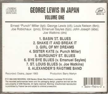 CD George Lewis: George Lewis In Japan  Volume One 622256